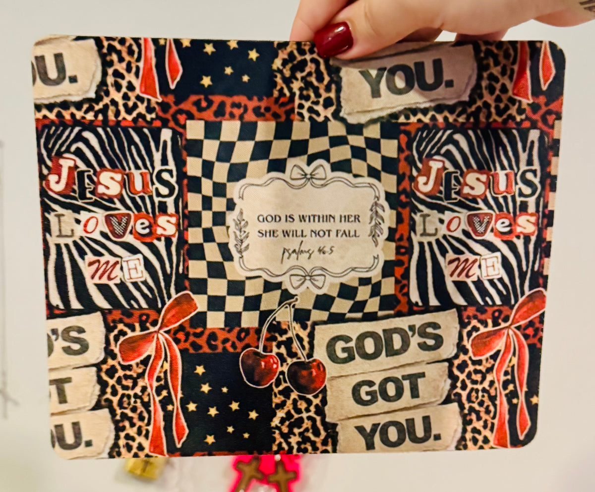 God Got You Mouse Pad