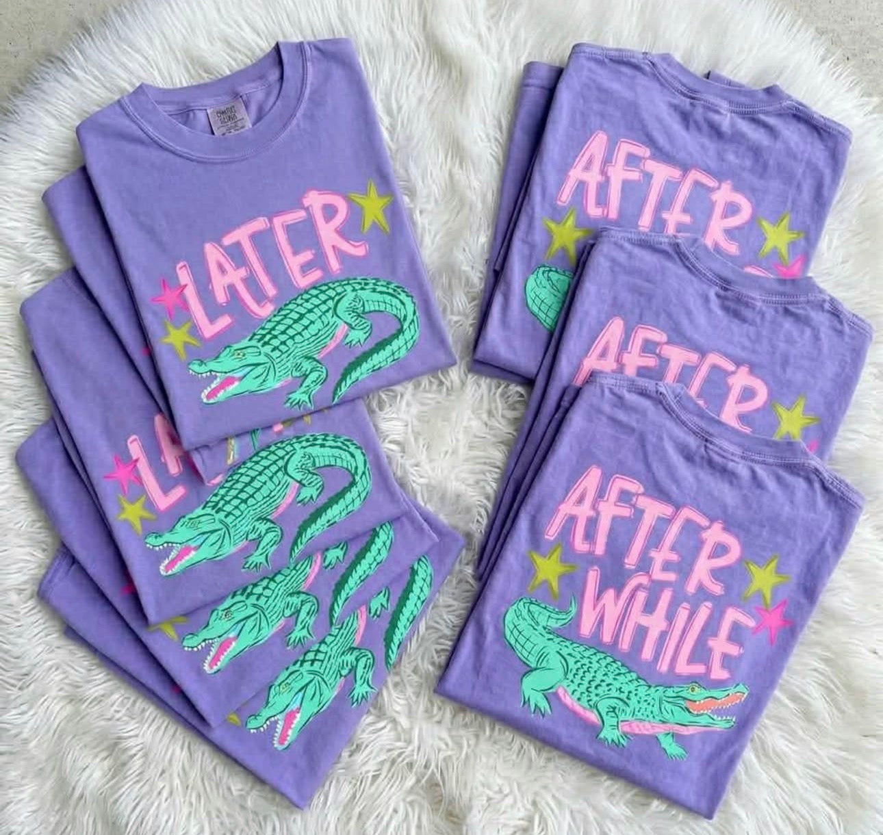 Later Gator Comfort Colors Graphic Tee | Funny Southern Preppy Alligator Shirt