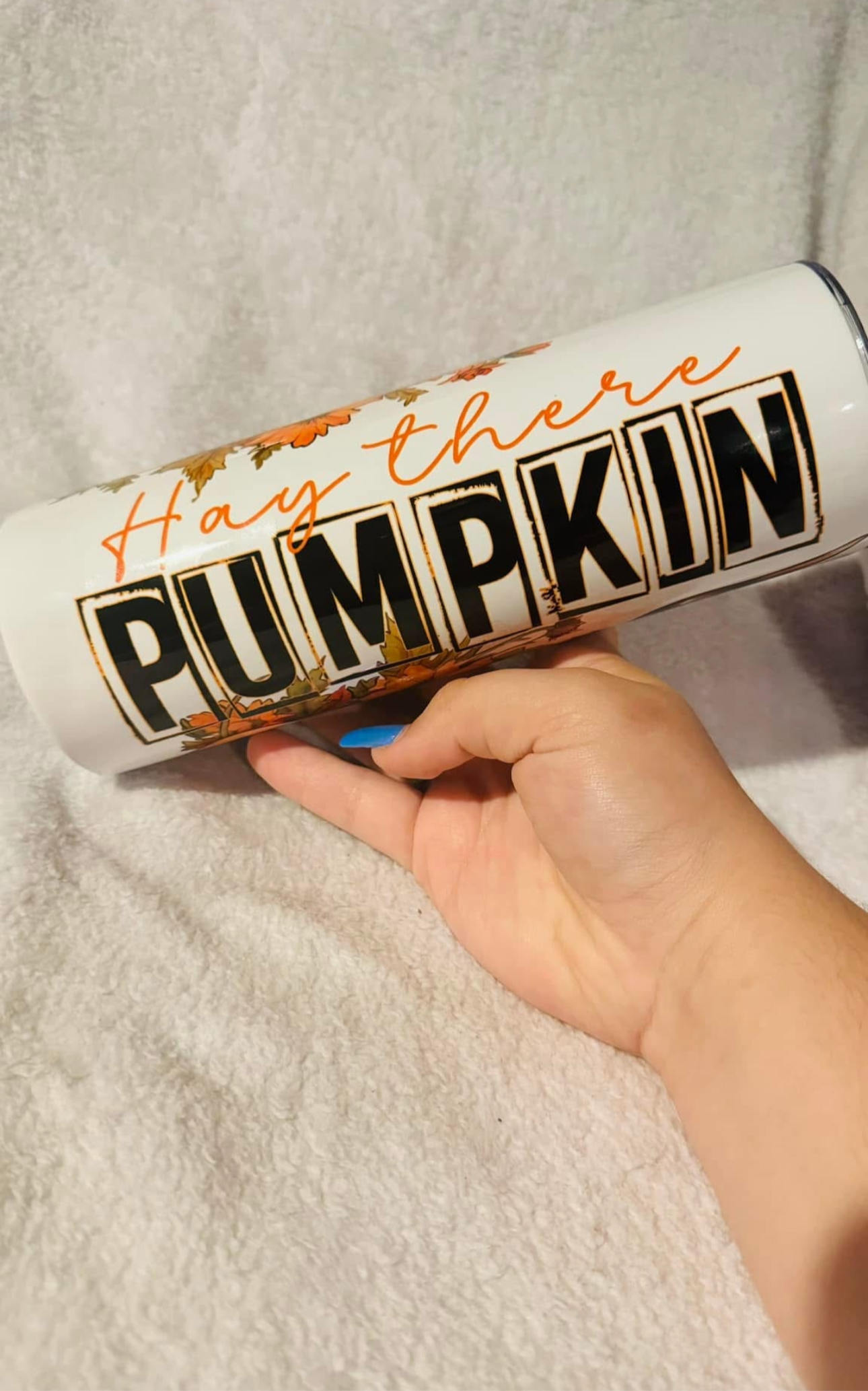 Fall Farmhouse Fun: Highland Cow "Hey There Pumpkin" Tumbler