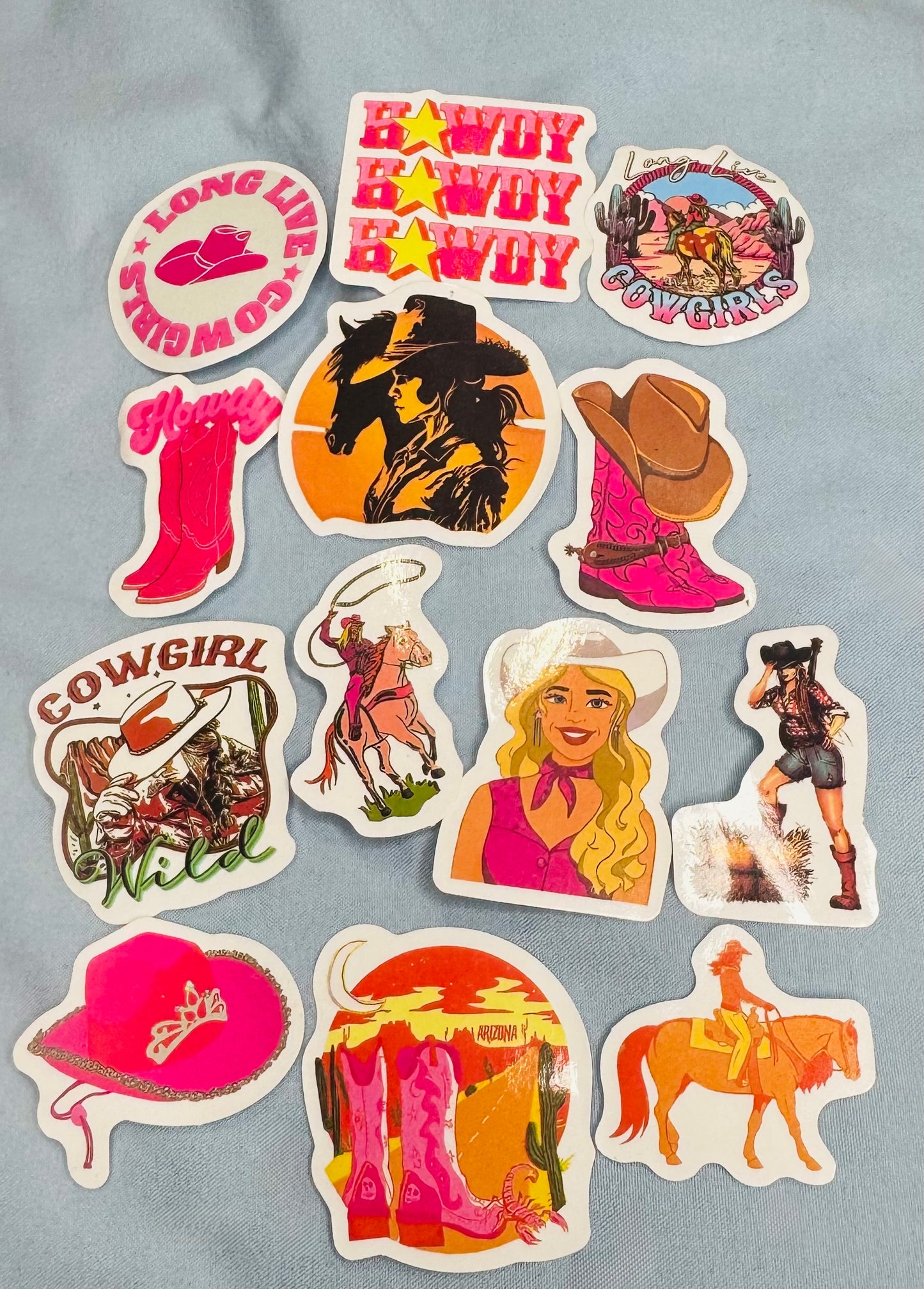 Western Cowgirl Mystery Sticker Bundle