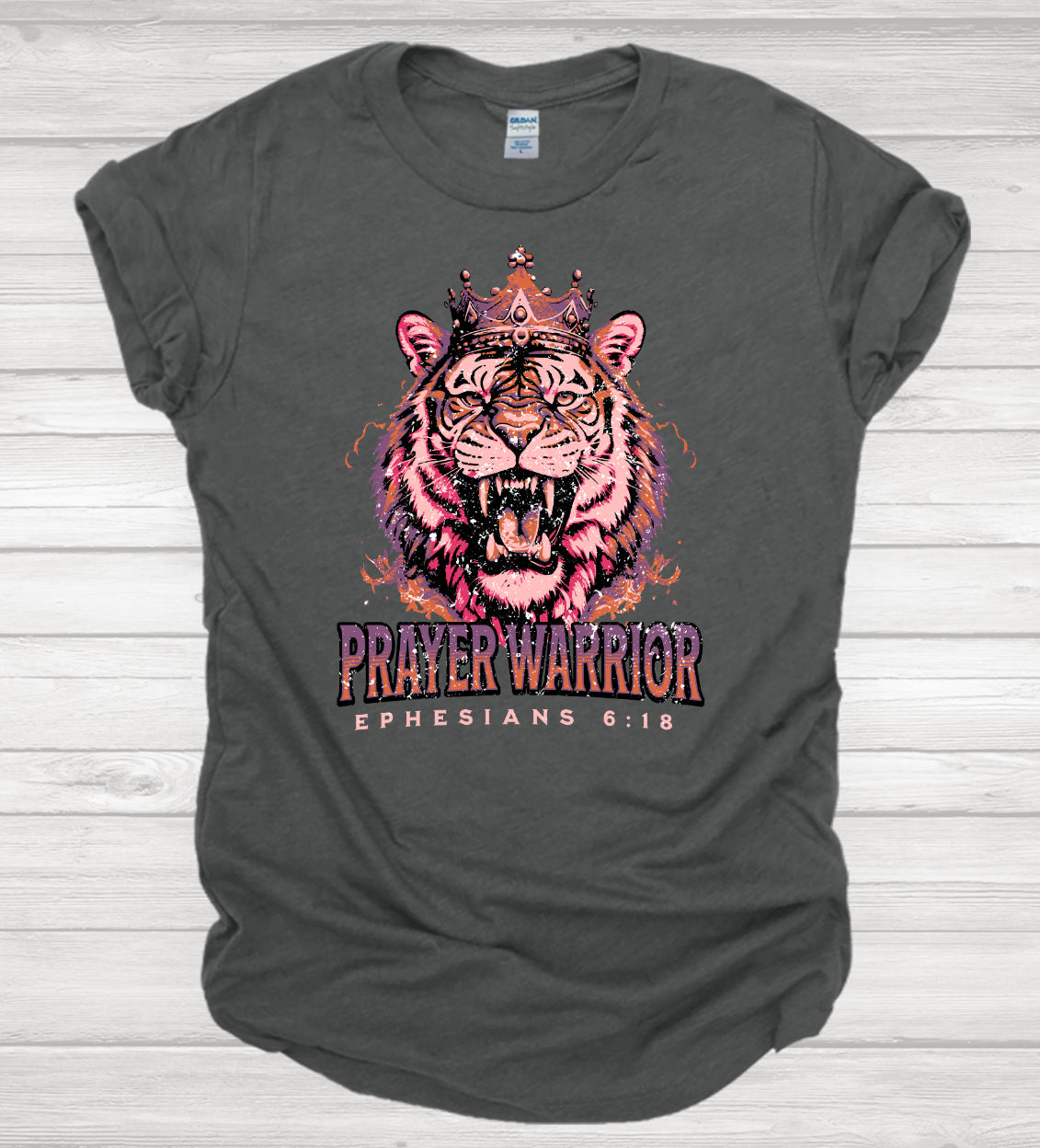 Prayer Warrior - King of the Jungle (Ephesians 6:18) T-Shirt Pre-Order