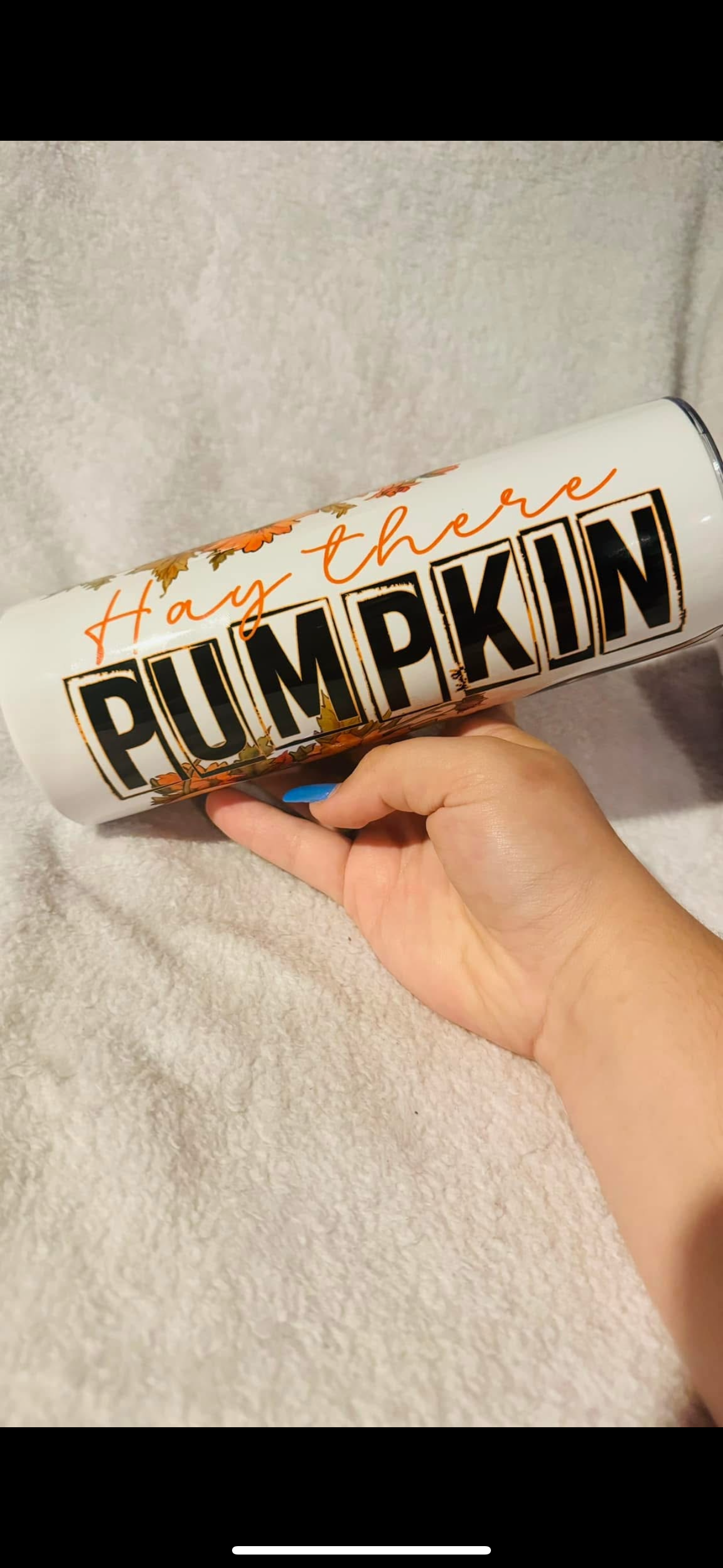 Fall Farmhouse Fun: Highland Cow "Hey There Pumpkin" Tumbler