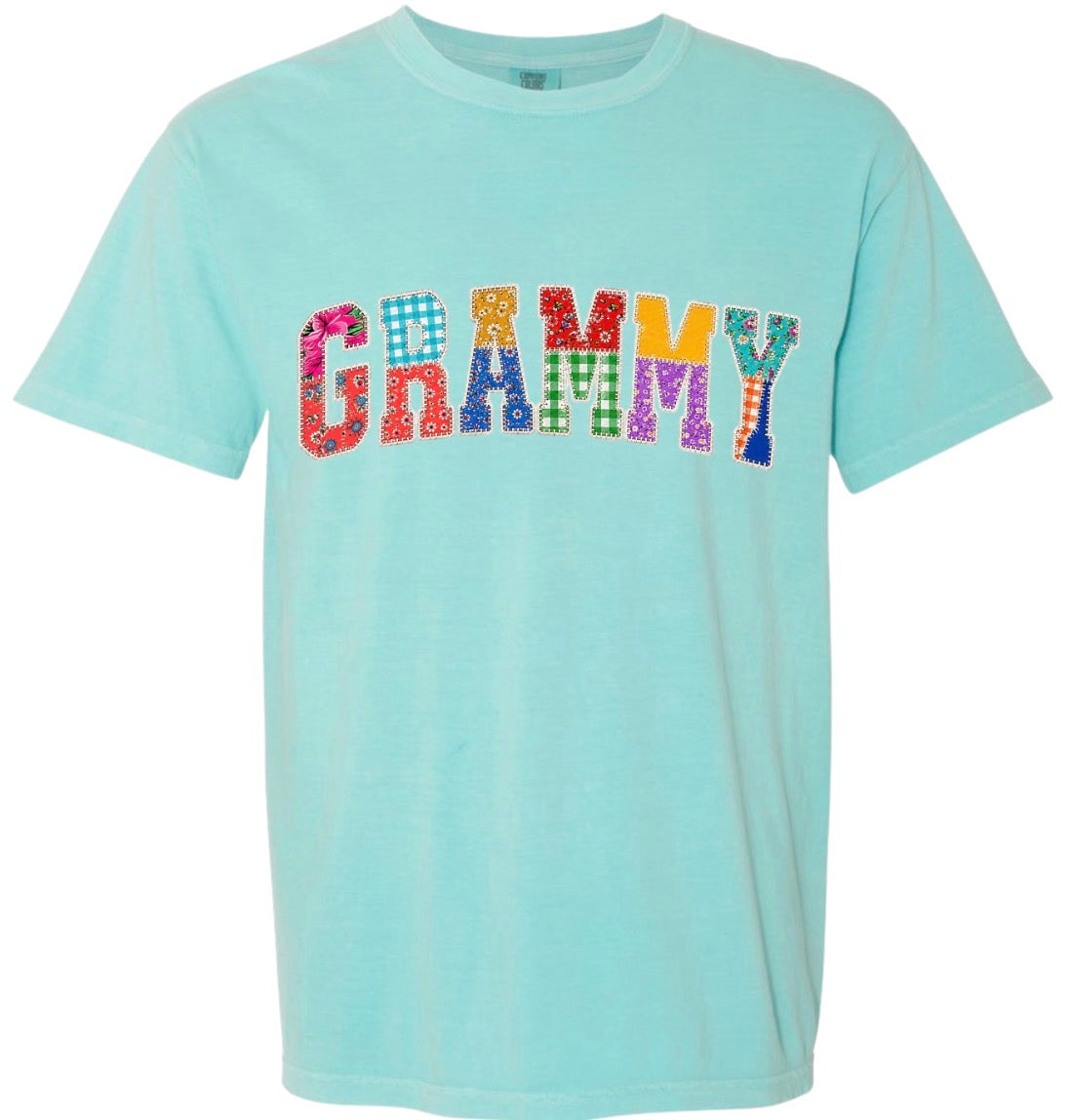 Comfort Colors Tee Grammy Patchwork
