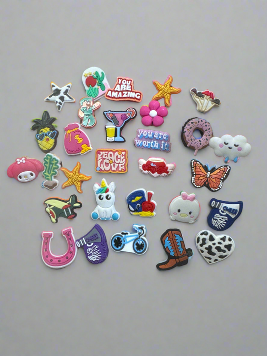 Croc Charm Mystery Bag! 5-Pack Lucky Dip Jibbitz (Styles Vary)