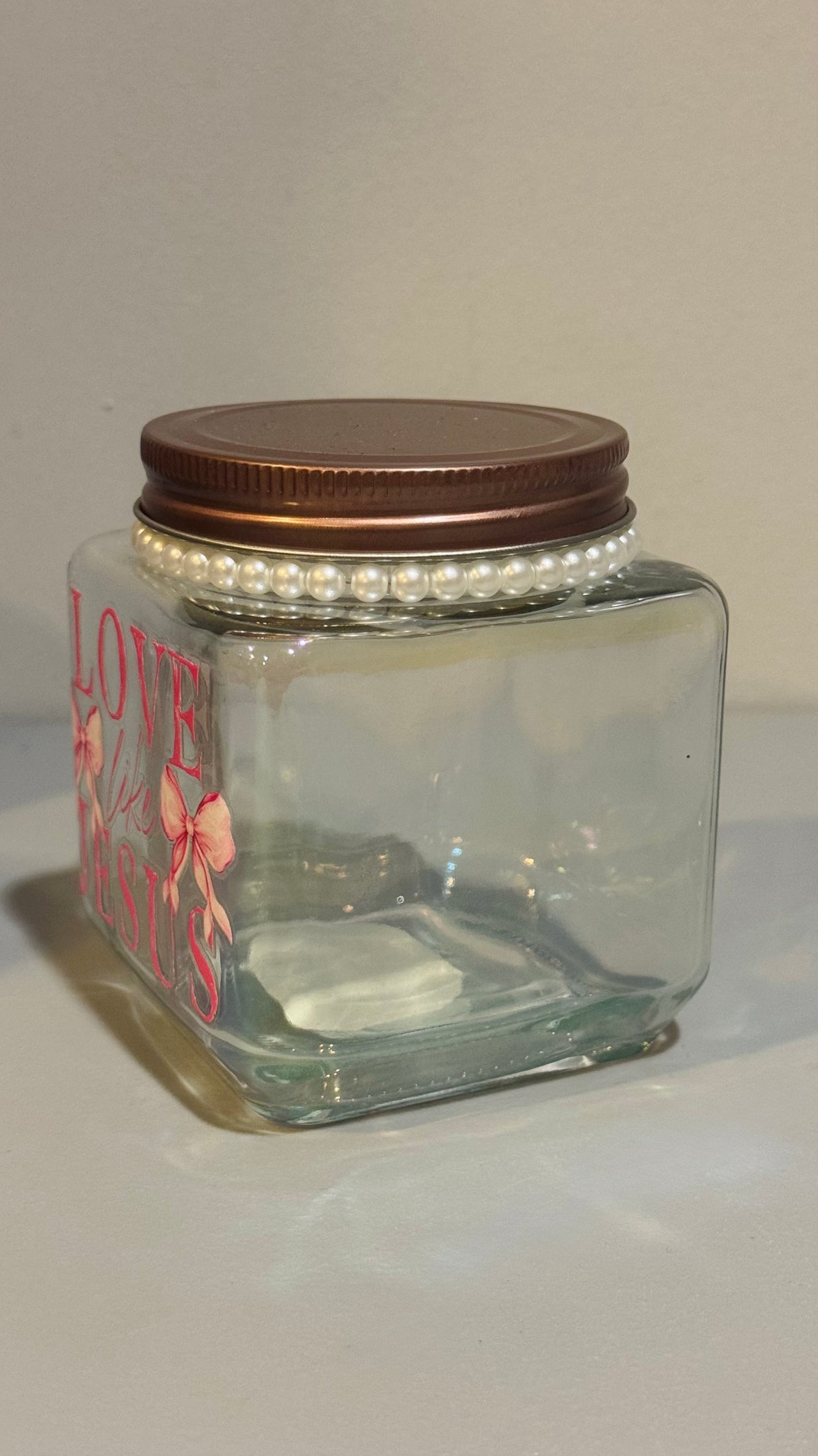 Love Like Jesus – Pearl Prayer Jar