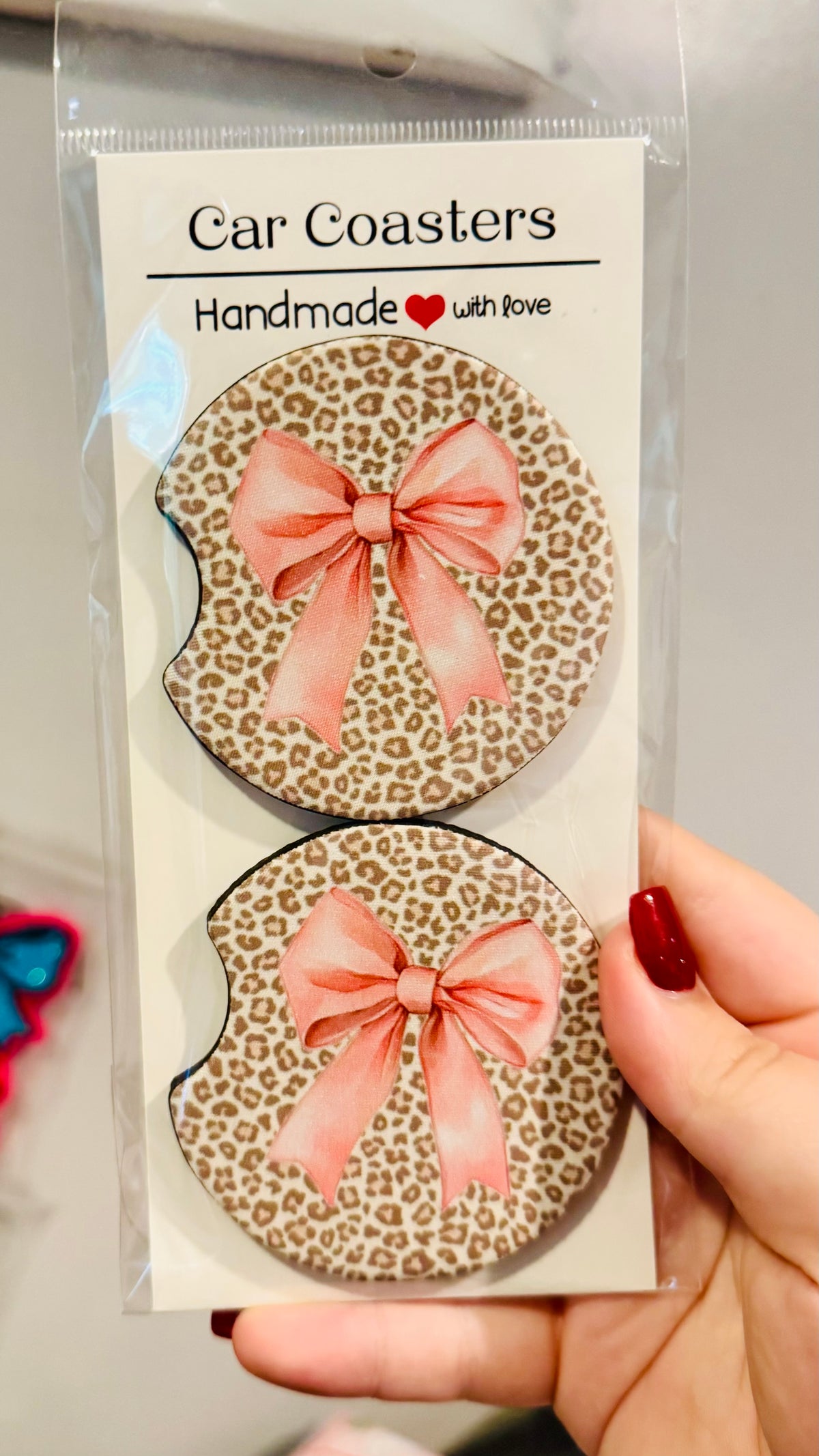 Cheetah Print Pink Bow