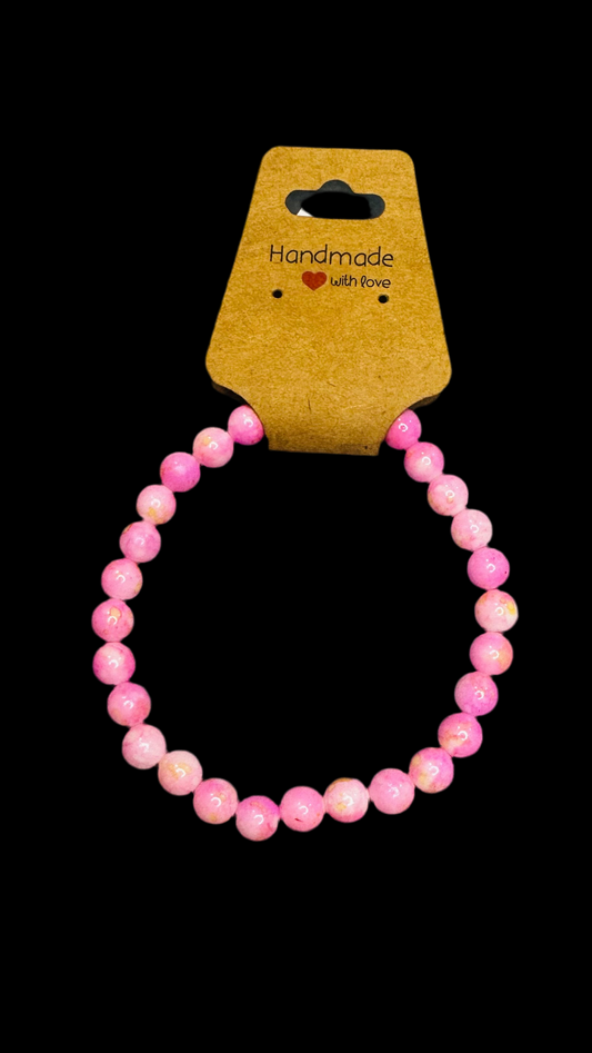 Pretty in Pink Stretch Bracelet (Large Wrist)