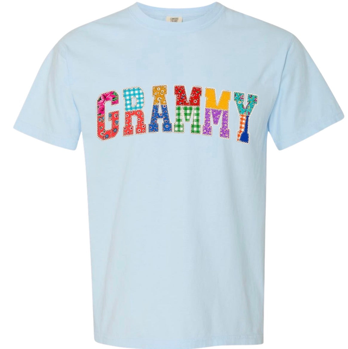 Comfort Colors Tee Grammy Patchwork