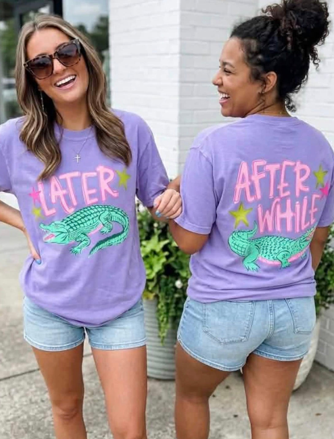 Later Gator Comfort Colors Graphic Tee | Funny Southern Preppy Alligator Shirt