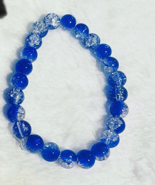 Blue crystal bracelet